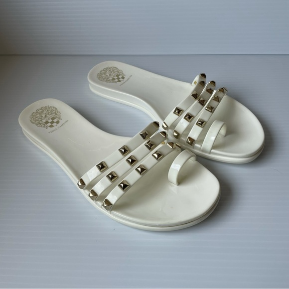 Vince Camuto Shoes - Vince Camuto Jelly Studded Slide Sandals - Elishenta